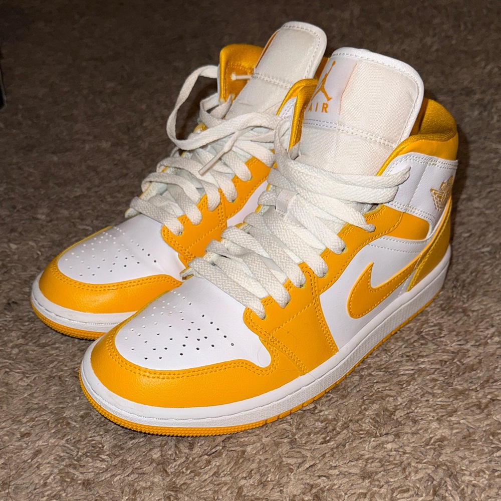 Women’s Yellow and White Sneakers